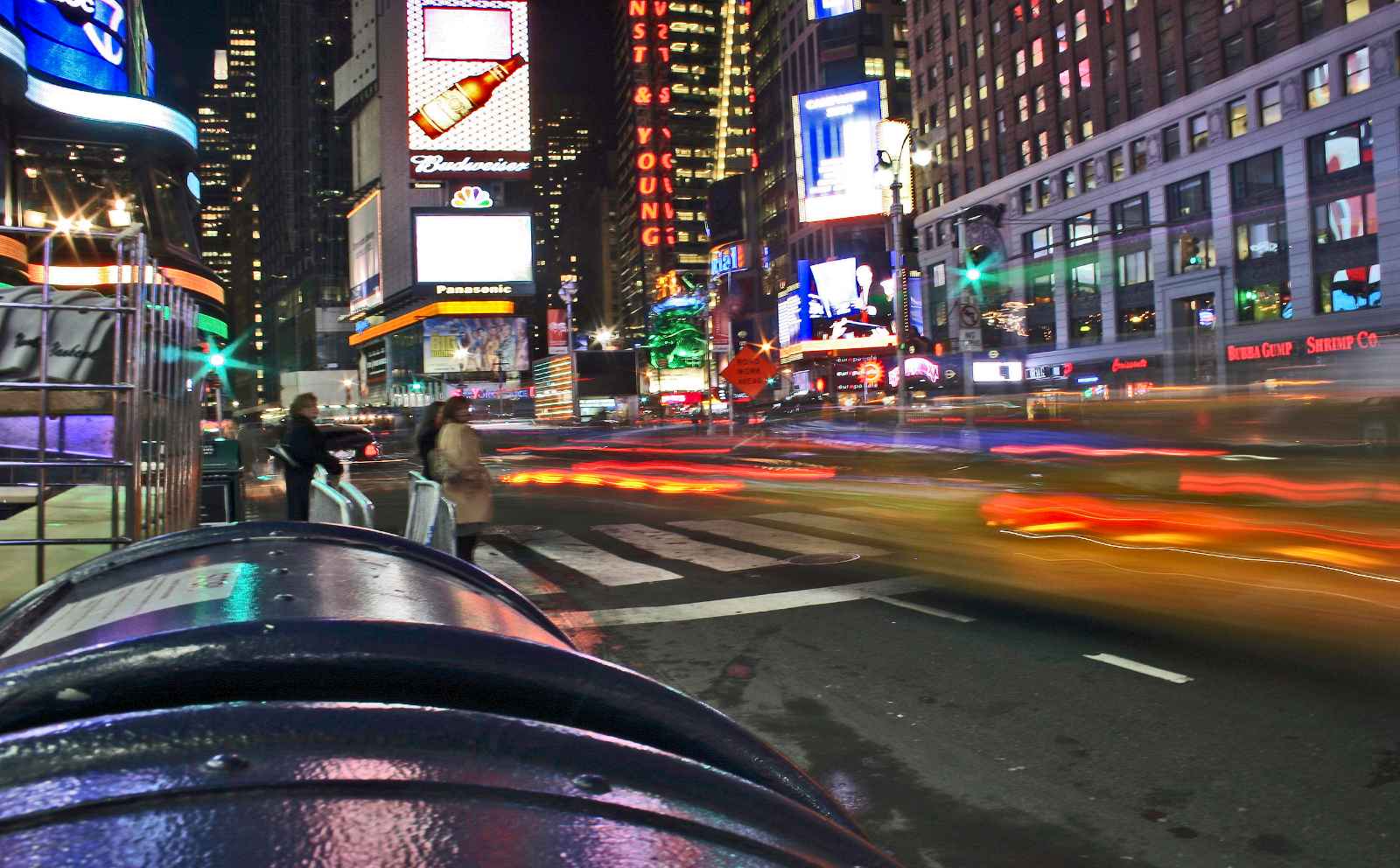 Broadway at night NYC